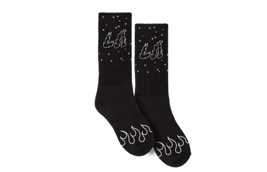 LES AFFAIRES X FLAME HIGH TOP SOCKS