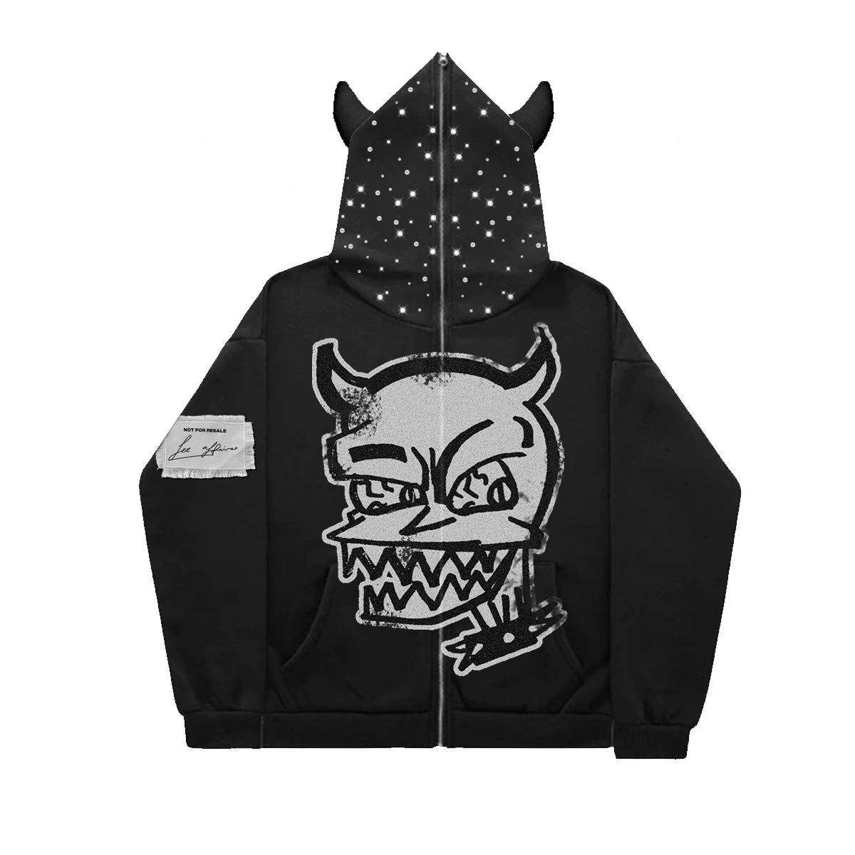 *PRE-ORDER* LESAFFAIRES X DEMON SEMEN ZIPUP HOODIE