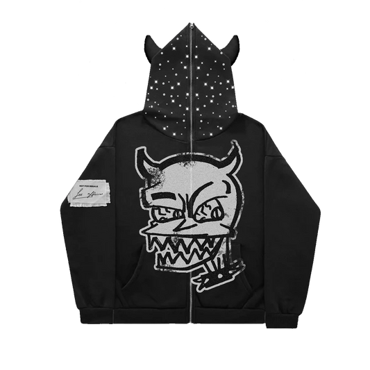 *PRE-ORDER* LESAFFAIRES X DEMON SEMEN ZIPUP HOODIE